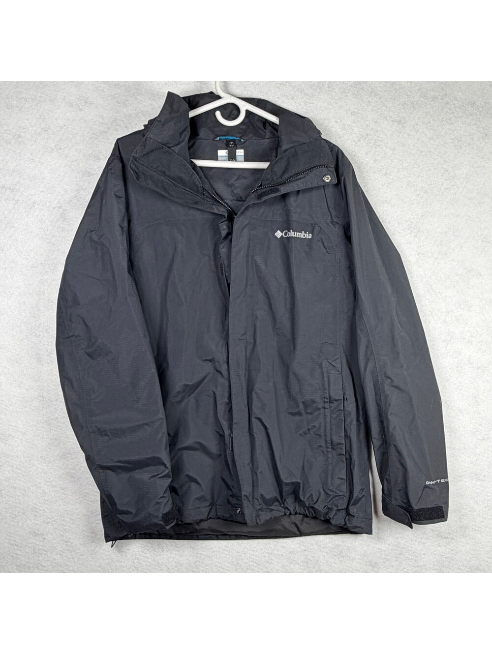 Columbia Black Omni-Tech Waterproof Jacket M Medium